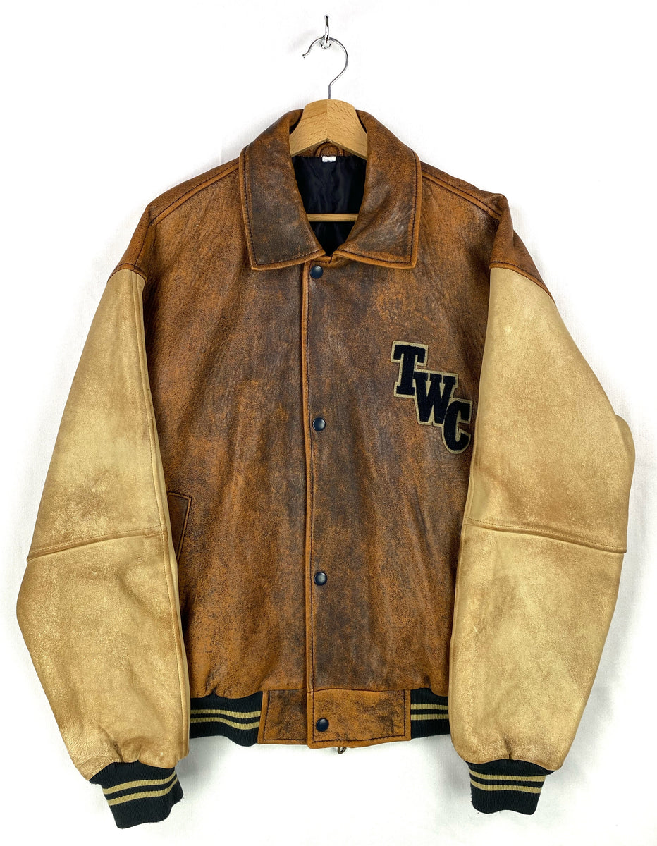 Vintage American Leather Varsity Jacket - Supersonic Vintage